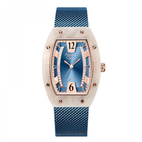 Alexandre Christie AC 2856 Rosegold Blue White LHBURBUSL